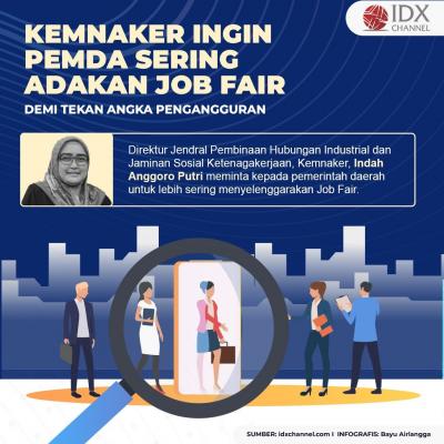 Kemnaker Ingin Pemda Sering Adakan Job Fair Demi Tekan Angka Pengangguran.