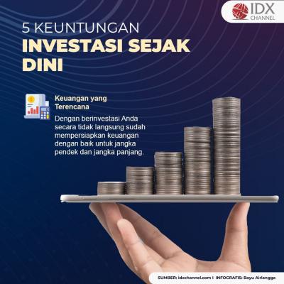 5 Keuntungan Investasi Sejak Dini, Demi Masa Depan yang Tenang. (Foto : Tim Digital Marketing IDX Channel)