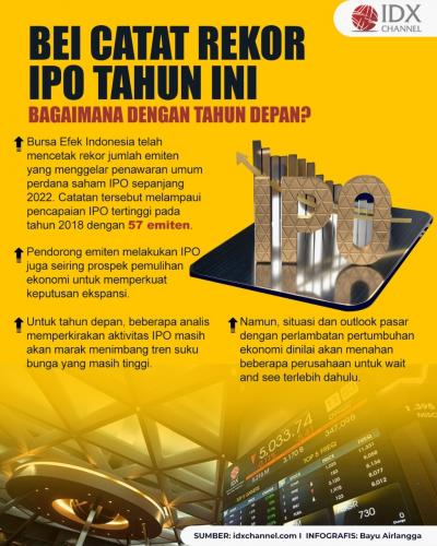 BEI Catat Rekor IPO Tahun Ini, Bagaimana dengan Tahun Depan?. (Foto : Tim Digital Marketing IDX Channel)
