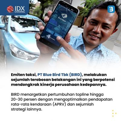 Menanti Saham ‘Burung Biru’ (BIRD) Kembali Terbang Tinggi. (Foto : Tim Digital Marketing IDX Channel)