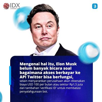 Twitter Kembali Tunda Peluncuran API, Ternyata Ini Alasannya. (Foto : Tim Digital Marketing IDX Channel)