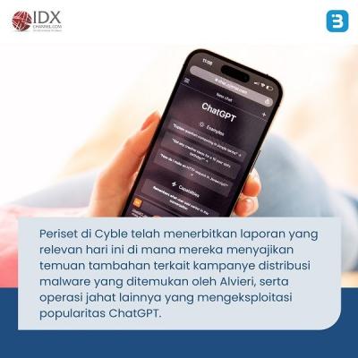 Bahaya, Banyak ChatGPT Palsu Berisi Malware. (Foto : Tim Digital Marketing IDX Channel)