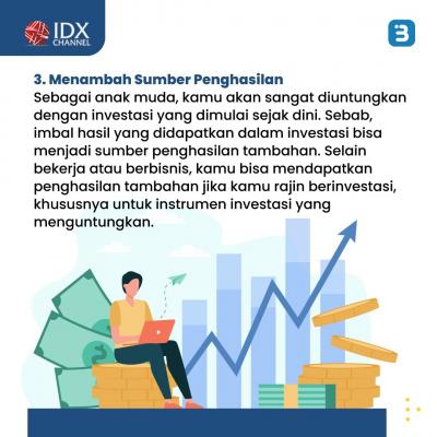 5 Alasan Kamu Harus Investasi Sejak Dini, Apa Keuntungannya? (Foto : Tim Digital Marketing IDX Channel)