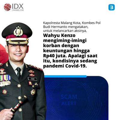 Kasus Robot Trading ATG, Crazy Rich Surabaya Wahyu Kenzo Tipu 25 Ribu Orang, Kerugian Hampir Rp9 Triliun. (Foto : Tim Digital Marketing IDX Channel)
