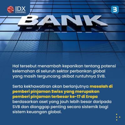 Kondisi Keuangan 'Berdarah-darah', Nasabah Credit Suisse Kompak Tarik Uang (Foto : Tim Digital Marketing IDX Channel)
