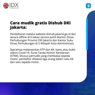 Mudik Gratis 2023, Intip Cara daftarnya! (Foto : Tim Digital Marketing IDX Channel)