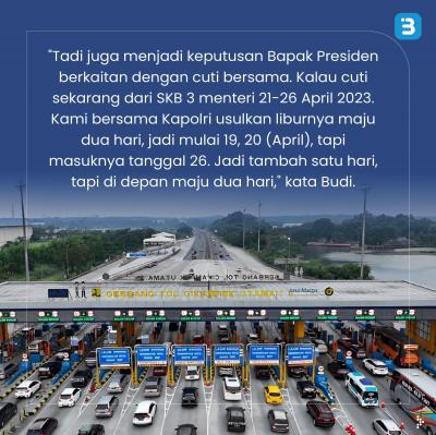 Cuti Bersama Lebaran Maju Jadi 19 April, THR Cair Lebih Cepat (Foto : Tim Digital Marketing IDX Channel)