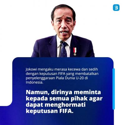 Jokowi Minta Erick Thohir Lobi FIFA agar RI Bebas dari Sanksi (Foto : Tim Digital Marketing IDX Channel)