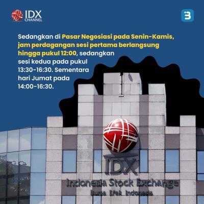 Catat, Jam Perdagangan Bursa Berlaku Normal per 3 April 2023 (Foto : Tim Digital Marketing IDX Channel)