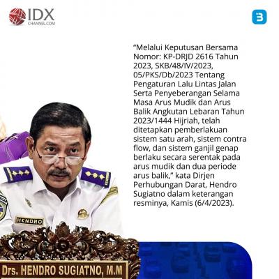 Mengintip Persiapan Jalur Mudik Lebaran 2023 (Foto : Tim Digital Marketing IDX Channel)