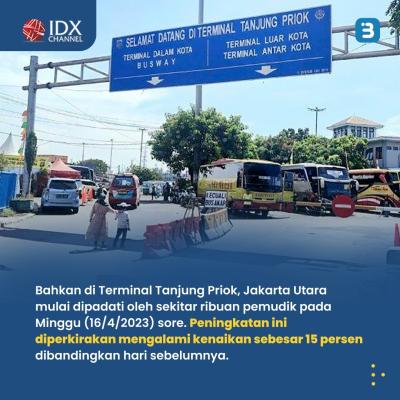 Kapan Puncak Arus Mudik? Cek Dulu Yuk Faktanya (Foto : Tim Digital Marketing IDX Channel)