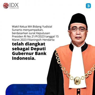 Yuk Kenalan Dengan Deputi Gubernur Indonesia, Filianingsih Hendarta (Foto : Tim Digital Marketing IDX Channel)