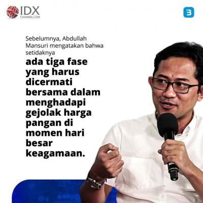 Mendekati Lebaran, Harga Bahan Pokok Cenderung Stabil (Foto: Tim Digital Marketing IDX Channel)
