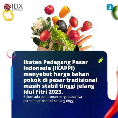 Mendekati Lebaran, Harga Bahan Pokok Cenderung Stabil