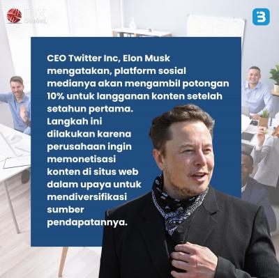 Siap-Siap, Pengguna Twitter Bisa Hasilkan Cuan Mulai Bulan Ini (Foto : Tim Digital Marketing IDX Channel)