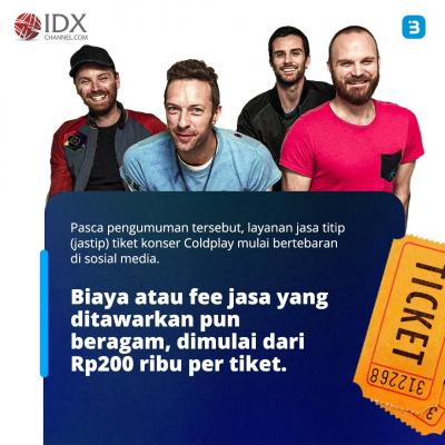 Coldplay Siap Gemparkan GBK 15 November 2023, Begini Cara Membeli Tiketnya (Foto : Tim Digital Marketing IDX Channel)