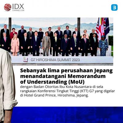Teken MoU, Lima Perusahaan Jepang Siap Investasi di IKN (Foto : Tim Digital Marketing IDX Channel)