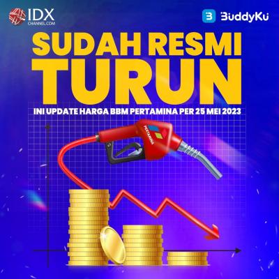 Sudah Resmi Turun, Ini Update Harga BBM Pertamina per 25 Mei 2023 (Foto : Tim Digital Marketing IDX Channel)