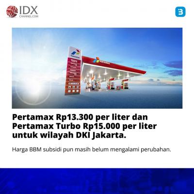 Sudah Resmi Turun, Ini Update Harga BBM Pertamina per 25 Mei 2023 (Foto : Tim Digital Marketing IDX Channel)
