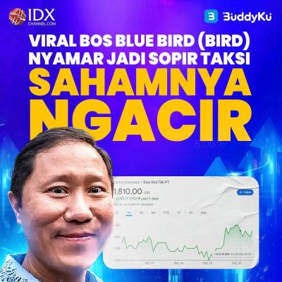 Viral Bos Blue Bird (BIRD) Nyamar Jadi Sopir Taksi, Sahamnya Ngacir (Foto : Tim Digital Marketing IDX Channel)