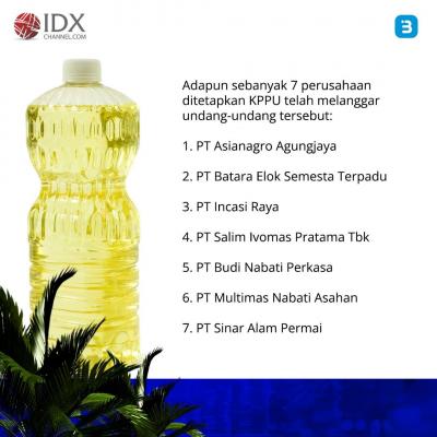 KPPU Tetapkan Tujuh Perusahaan terkait Monopoli Minyak Goreng (Foto : Tim Digital Marketing IDX Channel)