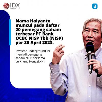 Bareng Lo Kheng Hong, Investor Underground Haiyanto Koleksi Saham NISP (Foto : Tim Digital Marketing IDX Channel)