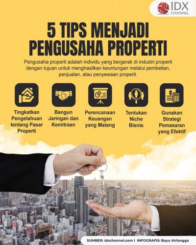 5 Cara Jadi Pengusaha Properti, Bisa Cepat Untung? (Foto : Tim Digital Marketing IDX Channel)