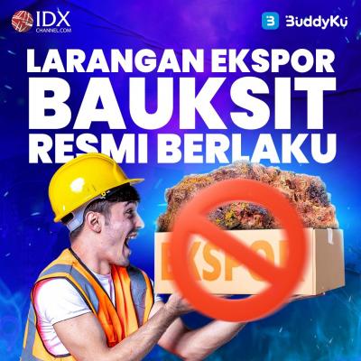 Larangan Ekspor Bauksit Resmi Berlaku (Foto : Tim Digital Marketing IDX Channel)