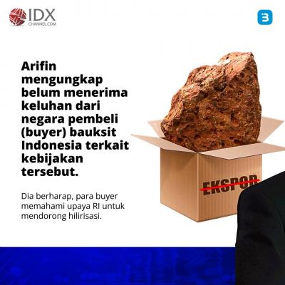 Larangan Ekspor Bauksit Resmi Berlaku (Foto : Tim Digital Marketing IDX Channel)