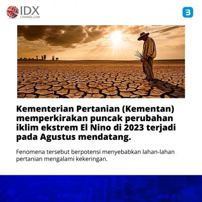 Waspada, El Nino Akan Menghantui Indonesia Di Agustus 2023 (Foto : Tim Digital Marketing IDX Channel)