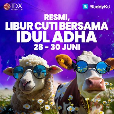 Resmi, Libur Cuti Bersama Idul Adha 28 - 30 Juni (Foto : Tim Digital Marketing IDX Channel)