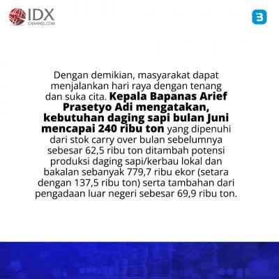 Resmi, Libur Cuti Bersama Idul Adha 28 - 30 Juni (Foto : Tim Digital Marketing IDX Channel)