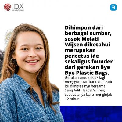 Sri Mulyani Bangga dengan Melati Wijsen, Aktivis Muda Indonesia (Foto : Tim Digital Marketing IDX Channel)