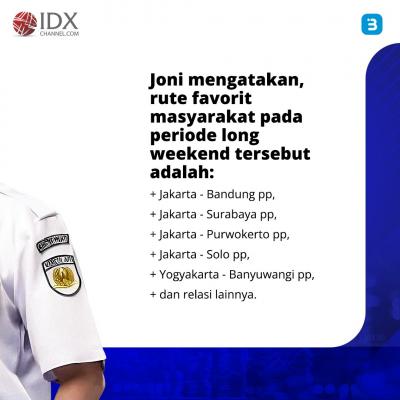 Libur Panjang Idul Adha, Tempat wisata dan Tiket Kereta di Serbu Wisatawan (Foto : Tim Digital Marketing IDX Channel)