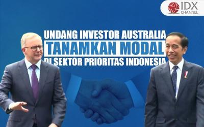 Jokowi Undang Investor Australia Tanamkan Modal di Sektor Prioritas Indonesia (Foto : Tim Digital Marketing IDX Channel)