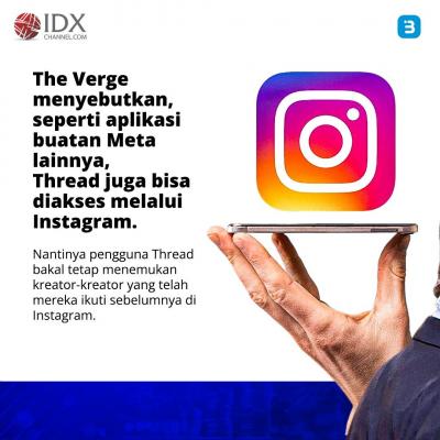 Saingi Twitter, Meta Resmi Luncurkan Threads (Foto : Tim Digital Marketing IDX Channel)