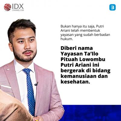 Putri Ariani Bangun Perusahaan Digital, Gandeng Pengusaha Rudy Salim (Foto : Tim Digital Marketing IDX Channel)