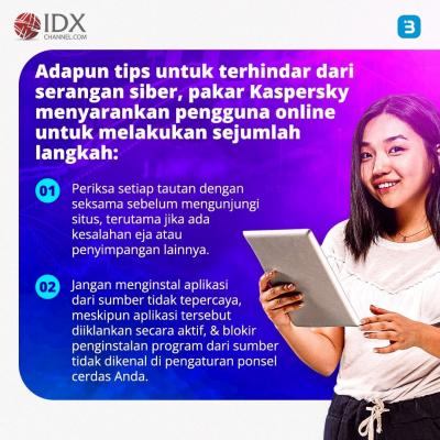 Ada 13 Juta Serangan Siber Sasar Pengguna Indonesia (Foto : Tim Digital Marketing IDX Channel)