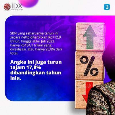 Penarikan Utang RI Turun Tajam, APBN Juli 2023 Cetak Surplus Rp153,5 Triliun (Foto : Tim Digital Marketing IDX Channel)
