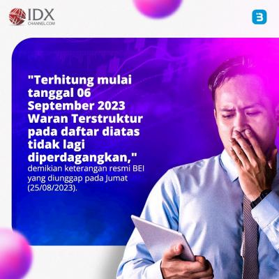 Penjualan Waran TOWR dan GOTO akan Dihapus Mulai Minggu Depan (Foto : Tim Digital Marketing IDX Channel)