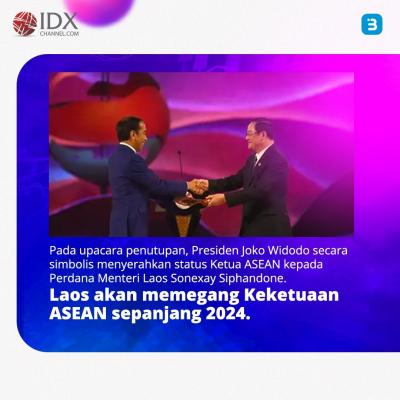 JOKOWI Resmi Menutup KTT ke-43 ASEAN  (Foto : Tim Digital Marketing IDX Channel)