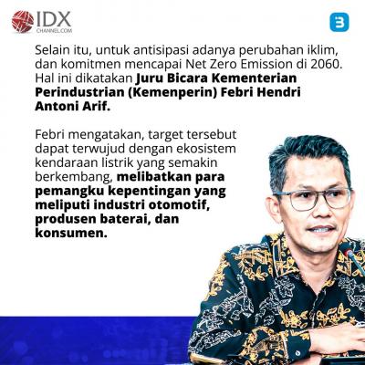 Penjualan Mobil Listrik di Indonesia Belum Memuaskan (Foto : Tim Digital Marketing IDX Channel)