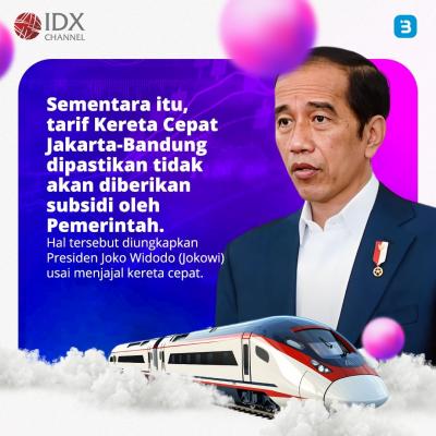 Segini Harga Tarif Bundling Kereta Cepat, LRT, dan KA Feeder (Foto : Tim Digital Marketing IDX Channel)