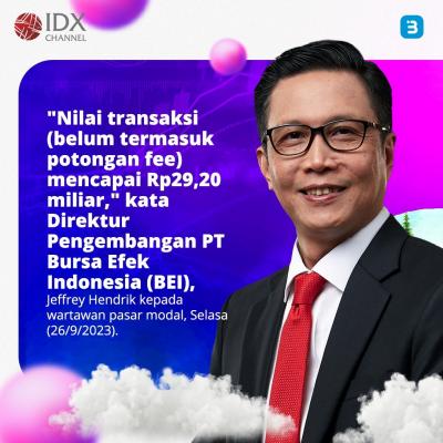 Closing Perdana Bursa Karbon Catat 27 Kali Transaksi (Foto : Tim Digital Marketing IDX Channel)
