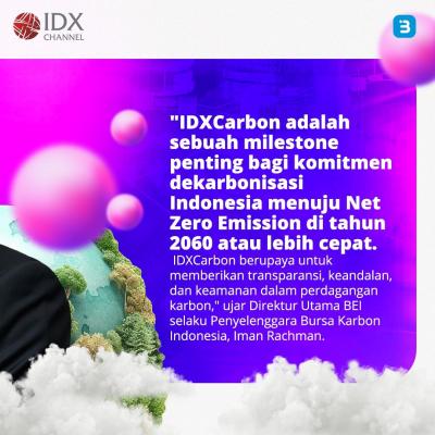 Closing Perdana Bursa Karbon Catat 27 Kali Transaksi (Foto : Tim Digital Marketing IDX Channel)