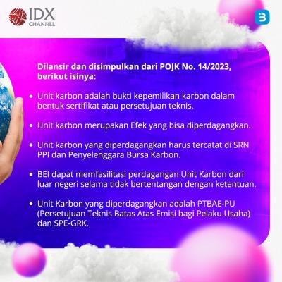 Closing Perdana Bursa Karbon Catat 27 Kali Transaksi (Foto : Tim Digital Marketing IDX Channel)