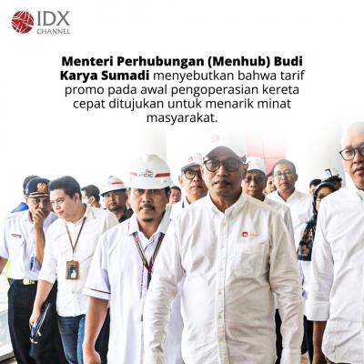 Jokowi Resmikan Kereta Cepat Jakarta-Bandung Hari Ini (Foto : Tim Digital Marketing IDX Channel)