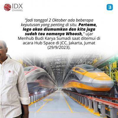 Jokowi Resmikan Kereta Cepat Jakarta-Bandung Hari Ini (Foto : Tim Digital Marketing IDX Channel)