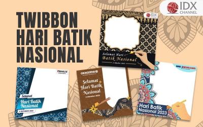 Yuk Pasang Twibbon, Rayakan Hari Batik Nasional 2023. (Foto: MNC Media)