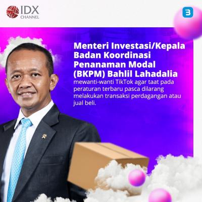 TikTok Shop Tutup Layanan Transaksi Mulai Hari Ini (Foto : Tim Digital Marketing IDX Channel)